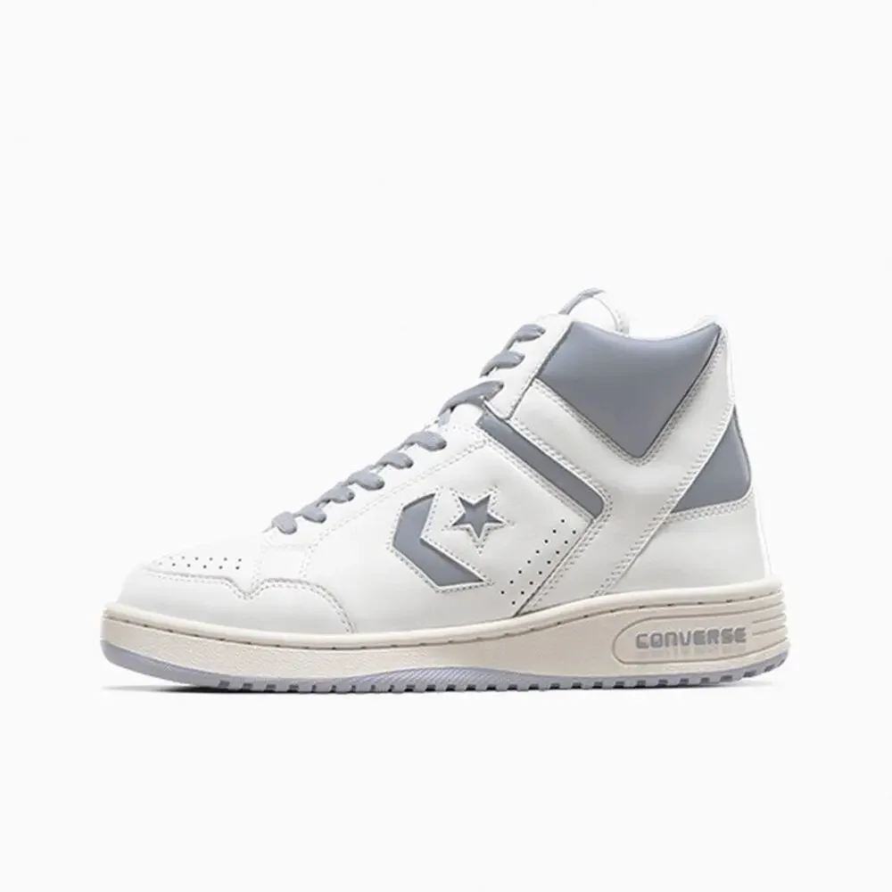 CONVERSE WEAPON MEN 11.5 MID VTG WHT ASH GREY OLD MONEY LARRY BIRD NWOB A04397C - Picture 3 of 6